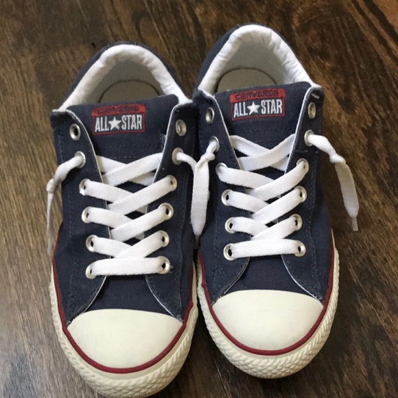 converse no tie slip on